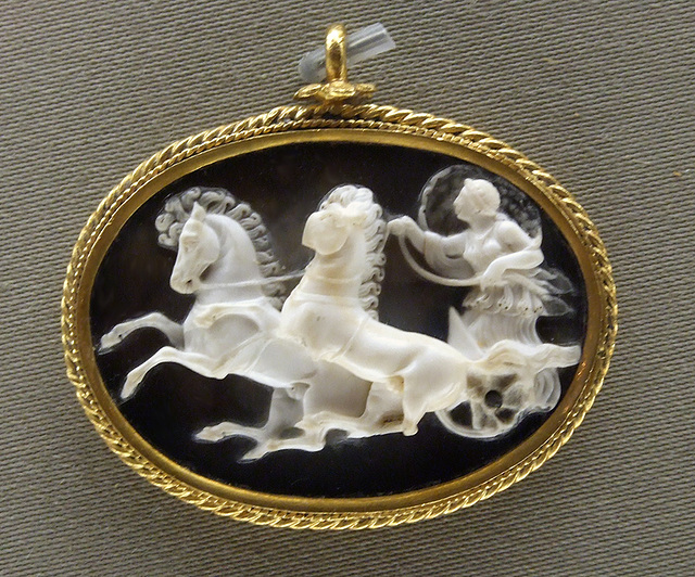 Cameo with Aurora Driving a Biga in the Boston Museum of Fine Arts, October 2009