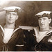 Sailor from HMS Vivid and brother? c1920?