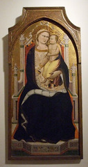 Virgin and Child Enthroned by Niccolo di Pietro Gerini in the Boston Museum of Fine Arts, June 2010