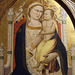 Detail of the Virgin and Child Enthroned by Niccolo di Pietro Gerini in the Boston Museum of Fine Arts, June 2010