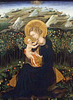 Detail of The Madonna of Humility by Giovanni di Paolo in the Boston Museum of Fine Arts, June 2010