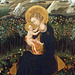 Detail of The Madonna of Humility by Giovanni di Paolo in the Boston Museum of Fine Arts, June 2010