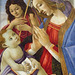 Detail of the Virgin and Child with St. John the Baptist by Botticelli in the Boston Museum of Fine Arts, June 2010