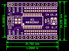 MBI5030-SOP24 starter-board