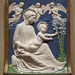 Virgin and Child with Lilies by Luca della Robbia in the Boston Museum of Fine Arts, July 2011
