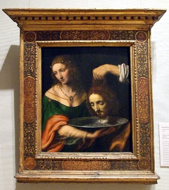 Salome with the Head of John the Baptist by Luini in the Boston Museum of Fine Arts, June 2010