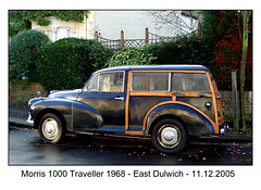 Morris 1000 Traveller - East Dulwich - 11.12.2005