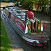 narrowboat in Isis Lock