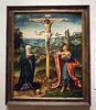 The Crucifixion by Joos van Cleve in the Boston Museum of Fine Arts, June 2010