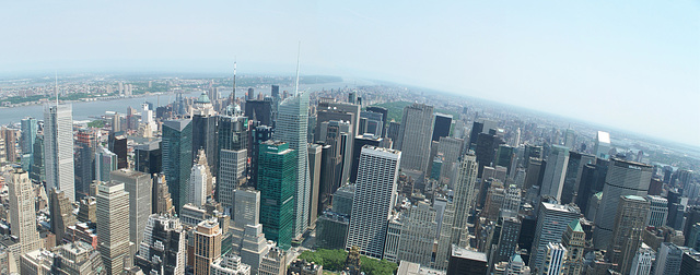 View from Empire State Building in New York