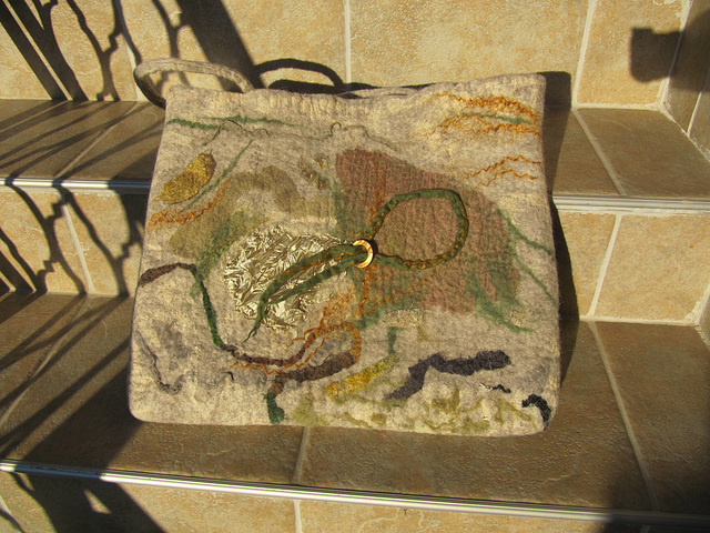 felted bag Autumn