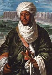 Detail of Mulay Ahmad by Rubens in the Boston Museum of Fine Arts, June 2010