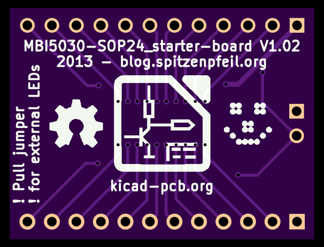 MBI5030-SOP24 starter-board