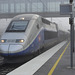 AUXON DESSUS: Départ du TGV  en provenance de Strasbourg et à destination de Marseille.