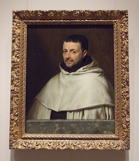 Portrait of Father Philippini by Philippe de Champaigne in the Boston Museum of Fine Arts, June 2010