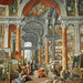 Detail of Picture Gallery with Views of Modern Rome by Pannini in the Boston Museum of Fine Arts, June 2010