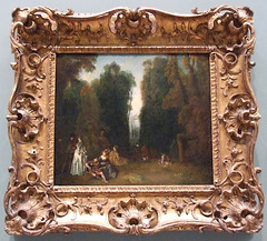 La Perspective by Watteau in the Boston Museum of Fine Arts, June 2010