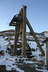 Headframe, Gold Hill, Nevada, USA