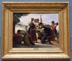 Pilgrimage in the Roman Campagna by Navez in the Boston Museum of Fine Arts, June 2010
