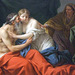 Detail of Sarah Presenting Hagar to Abraham by Lagrenee in the Boston Museum of Fine Arts, June 2010