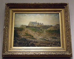 Priory at Vauville, Normandy by Millet in the Boston Museum of Fine Arts, June 2010