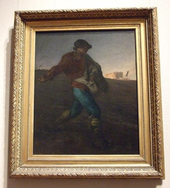 The Sower by Millet in the Boston Museum of Fine Arts, June 2010