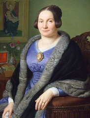 Detail of Margarete von Soist by Ittenbach in the Boston Museum of Fine Arts, June 2010