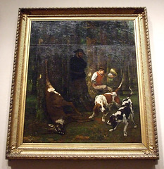 The Quarry by Courbet in the Boston Museum of Fine Arts, June 2010