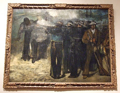 The Execution of the Emperor Maximilian by Manet in the Boston Museum of Fine Arts, June 2010
