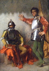 Detail of Two Soldiers by Meissonier in the Boston Museum of Fine Arts, June 2010