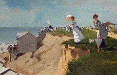 Detail of Long Branch New Jersey by Winslow Homer in the Boston Museum of Fine Arts, June 2010