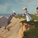 Detail of Long Branch New Jersey by Winslow Homer in the Boston Museum of Fine Arts, June 2010
