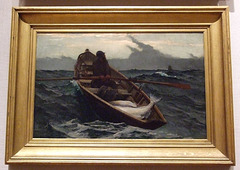 The Fog Warning by Winslow Homer in the Boston Museum of Fine Arts, June 2010