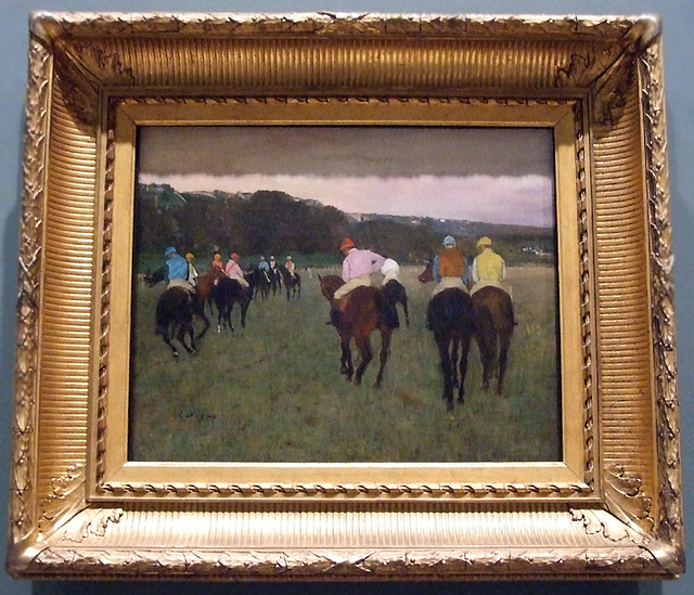 ipernity: Race Horses at Longchamp by Degas in the Boston Museum of ...