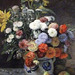 Detail of Mixed Flowers in an Earthenware Pot by Renoir in the Boston Museum of Fine Arts, June 2010