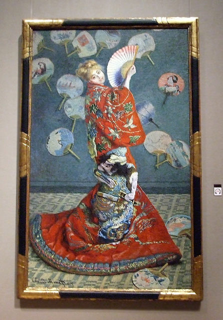 La Japonaise by Monet in the Boston Museum of Fine Arts, June 2010