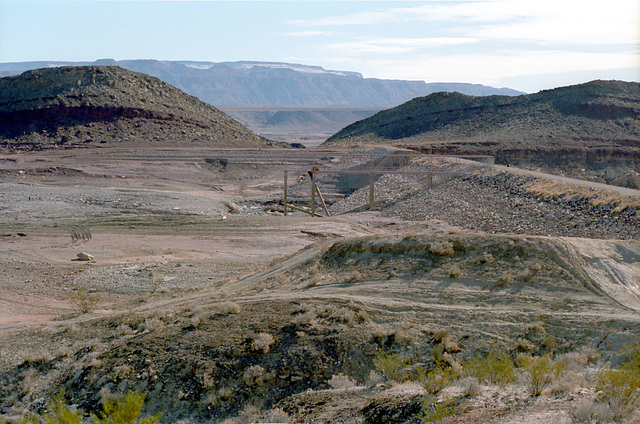 Breached southeast dike.