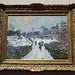 Boulevard Saint-Denis, Argenteuil in Winter by Monet in the Boston Museum of Fine Arts, June 2010