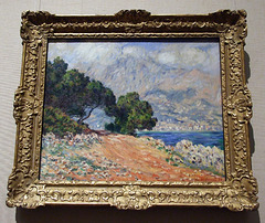 Cap Martin, Near Menton by Monet in the Boston Museum of Fine Arts, June 2010