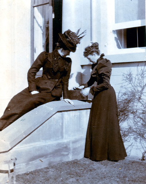 Hatton Grange, Shropshire 'Mabel and Florence',  1898