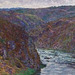 Detail of Valley of the Creuse (Gray Day) by Monet in the Boston Museum of Fine Arts, June 2010