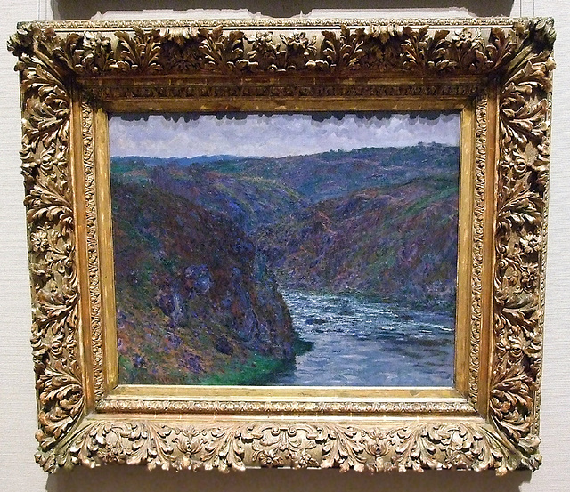 Valley of the Creuse (Gray Day) by Monet in the Boston Museum of Fine Arts, June 2010