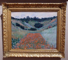 Poppy Field in a Hollow Near Giverny by Monet in the Boston Museum of Fine Arts, June 2010