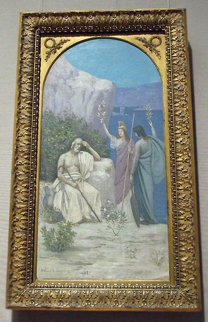 Homer: Epic Poetry by Puvis de Chavannes in the Boston Museum of Fine Arts, June 2010