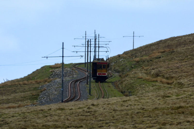 Isle of Man 2013 – Tram № 5 climbing Snaefell Mountain