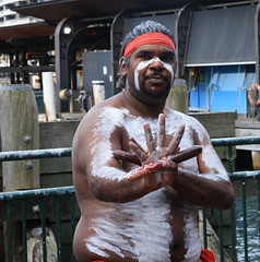 Street performer, Circular Quay