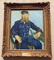 The Postman Joseph Roulin by Van Gogh in the Boston Museum of Fine Arts, June 2010