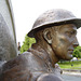 Detail of First World War Memorial, Port Sunlight, Wirral by Sir William Goscombe John