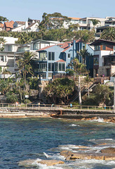 Houses by the beach in Manly