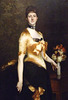 Detail of Edith, Lady Playfair by John Singer Sargent in the Boston Museum of Fine Arts, June 2010
